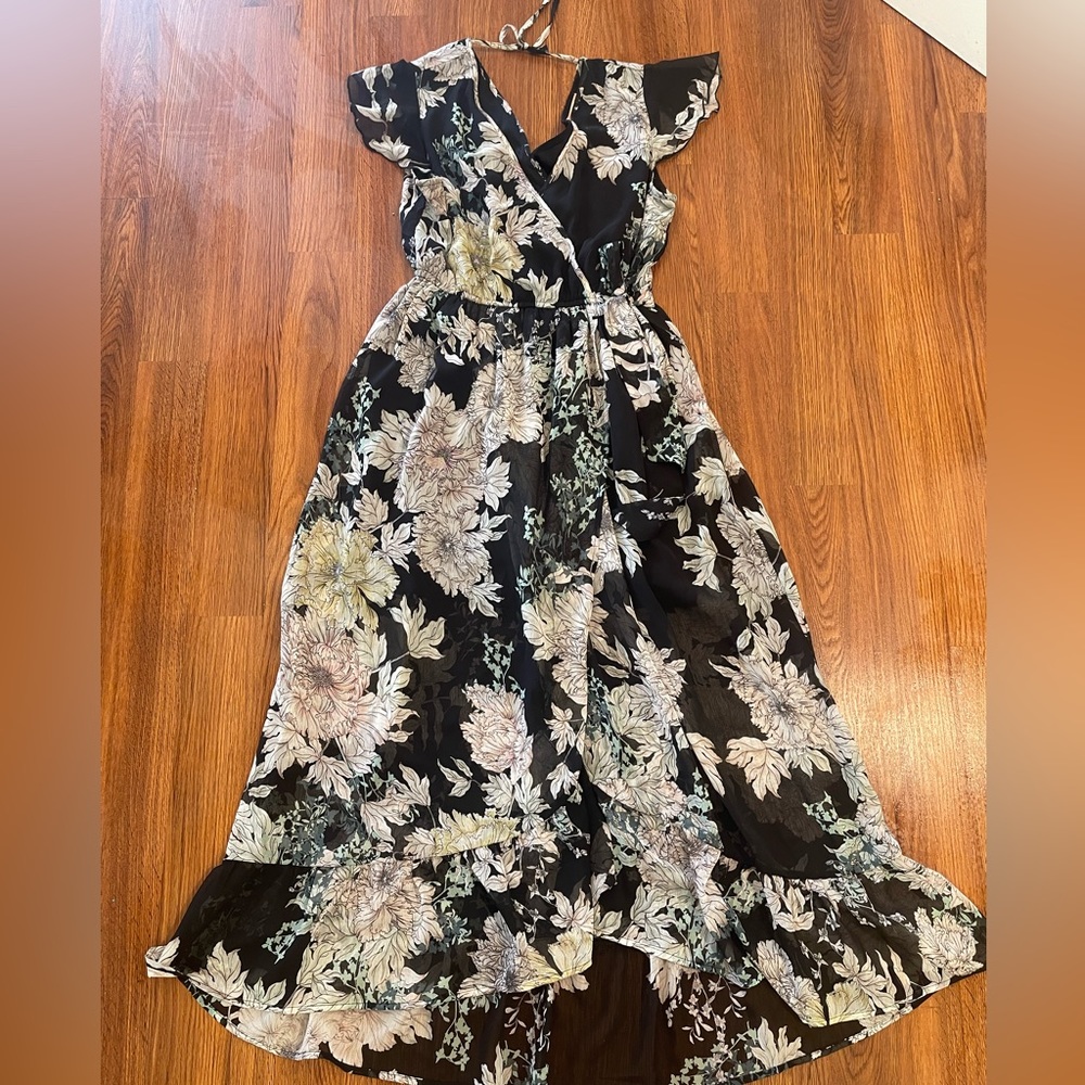 Band Of Gypsies Floral Spring Maxi Dress